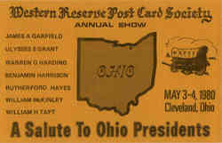 A Salute to Ohio Presidents Postcard