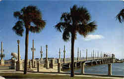 Bridge of Lions St. Augustine, FL Postcard Postcard