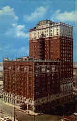 The Pick-Fort Shelby, Lafayette Blvd. and First Street Postcard