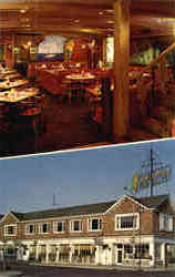 Smith Bros. "Fish Shanty" Restaurant Port Washington, WI Postcard 
