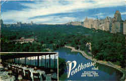 Penthouse Club, Central Park South Postcard
