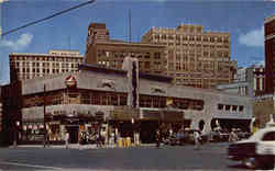 Greyhound Bus and AIR Lines Terminal Postcard