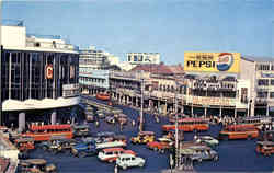 Manila's Busiest Intersection Philippines Southeast Asia Postcard Postcard