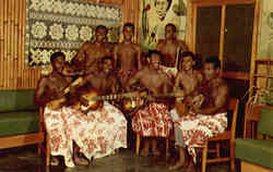 Skylodge Band Nadi International Airport Postcard