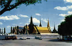 The most beautiful temple in Thailand Bangkok, WAT PRA KE Southeast Asia Postcard Postcard