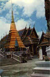 Wat Pra Keo Bangkok, Thailand Southeast Asia Postcard Postcard