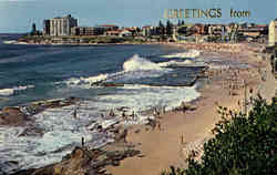 Greetings From Cronulla Beach Sydney, Australia Postcard Postcard