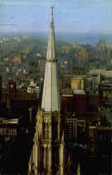 Chicago Temple (First Methodist) Postcard