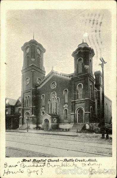 First Baptist Church Battle Creek Michigan