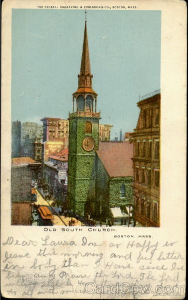 Old South Church Boston Massachusetts