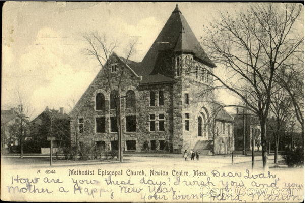 Methodist Episcopal Church Newton Centre Massachusetts