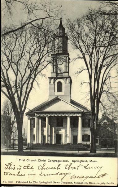 First Church Christ Congregational Springfield Massachusetts