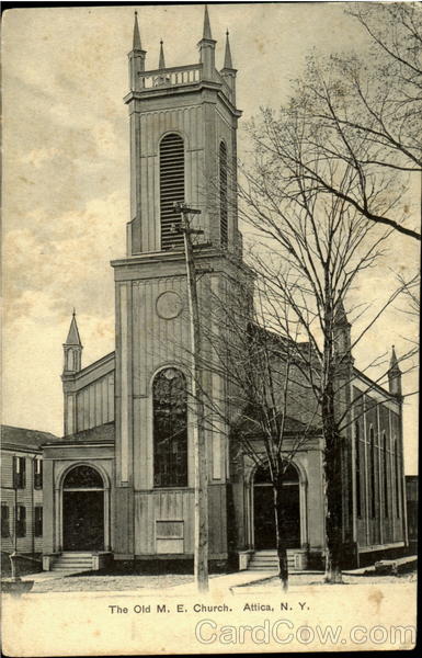 The Old M. E. Church Attica New York