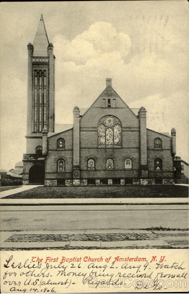 The First Baptist Church Of Amsterdam New York