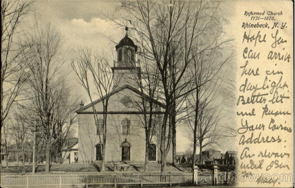 Reformed Church (1731-1808) Rhinebeck New York