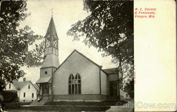 M. E. Church & Parsonage Viroqua Wisconsin