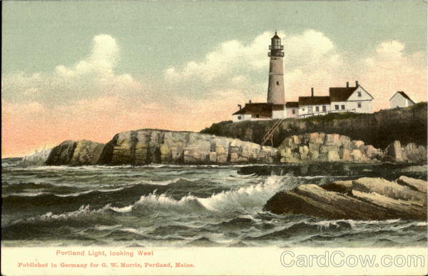 Portland Light, Looking West Maine