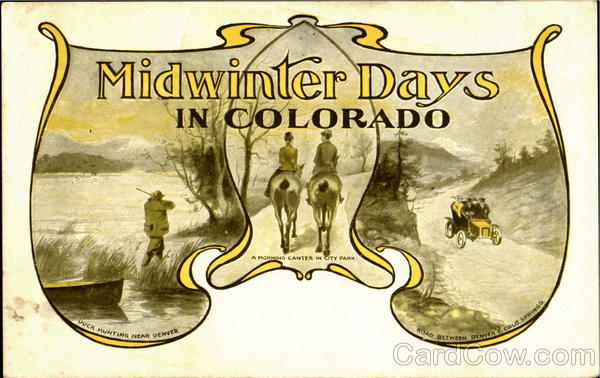 Midwinter Days In Colorado