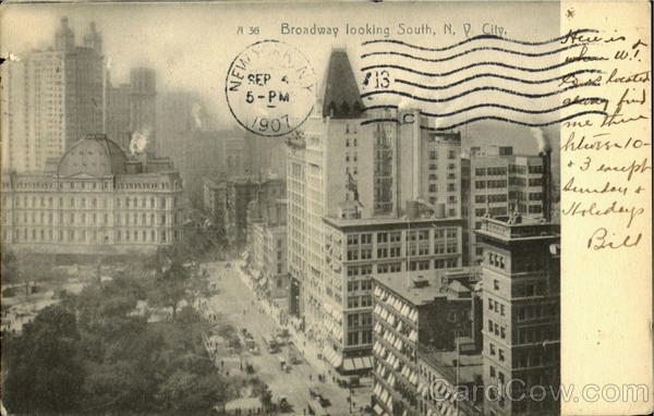 Broadway Looking South New York City