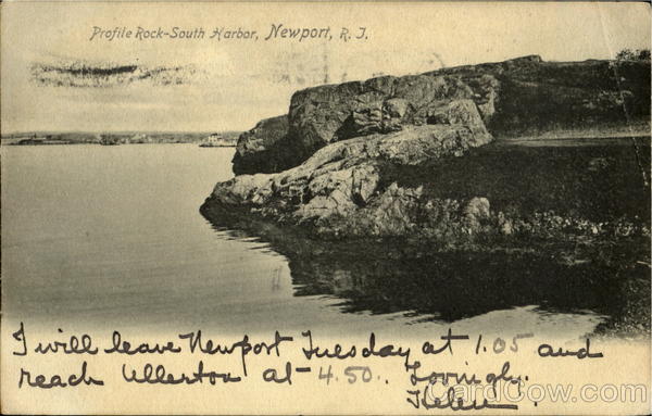Profile Rock-South Harbor Newport Rhode Island