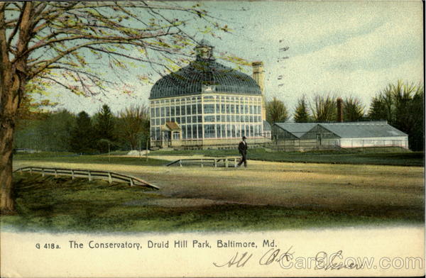 The Conservatory, Druid Hill Park Baltimore Maryland