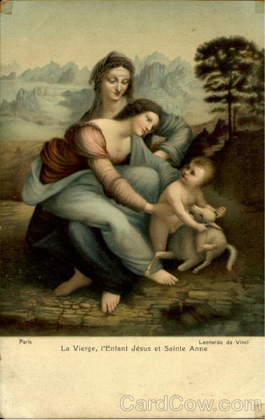 La Vierge, I'Enfant Jesus Et Sainte Anne Paris Art