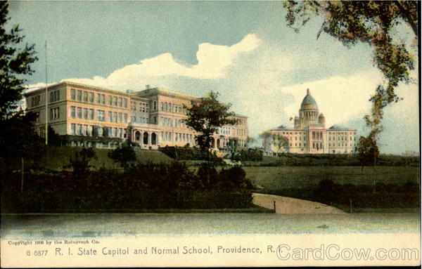 State Capitol and Normal School Providence Rhode Island