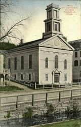 Main St. Lutheran Church Rockville, CT Postcard 