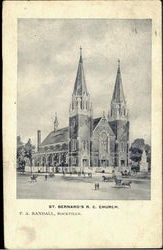 St. Bernard's R. C. Church Rockville, CT Postcard Postcard