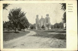 Baptist Church Galva, IL Postcard Postcard