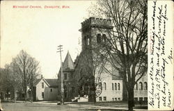 Methodist Church Charlotte, MI Postcard Postcard