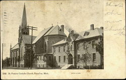 St. Francis Catholic Church Petoskey, MI Postcard Postcard