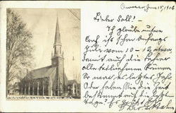 Salemsen Luth. Church Owosso, MI Postcard Postcard