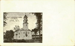 First Congregational Church Lyme, NH Postcard Postcard