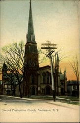 Second Presbyterian Church Amsterdam, NY Postcard Postcard