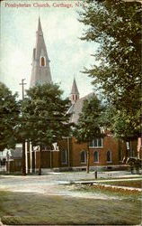 Presbyterian Church Carthage, NY Postcard Postcard