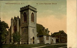 St. Luke's Episcopal Church Mechanicville, NY Postcard Postcard