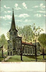 M. E. Church Marlboro, NY Postcard 