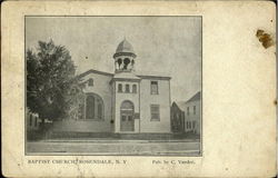 Baptist Church Rosendale, NY Postcard Postcard