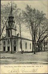 Trinity Church, Oldest Parish In City Utica, NY Postcard Postcard