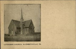 Lutheran Church Elizabethville, PA Postcard Postcard