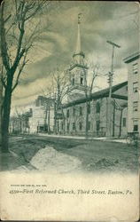 First Reformed Church, Third Street Postcard