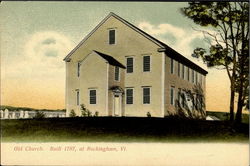 Old Church. (Built In 1787) Postcard