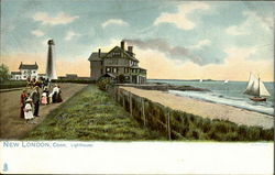 Lighthouse Postcard