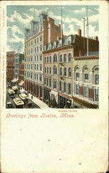 Adams House Boston, MA Postcard Postcard