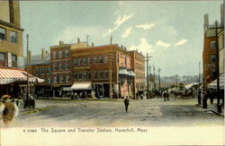 The Square And Transfer Station Postcard
