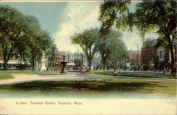 G 21942 Taunton Green Massachusetts Postcard Postcard