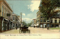 Washington St, Looking South Postcard