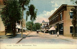 Spring Str Williamstown, MA Postcard Postcard