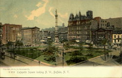 Lafayette Square Looking N.W Postcard